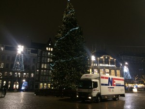 Kerst op de Dam in Amsterdam  